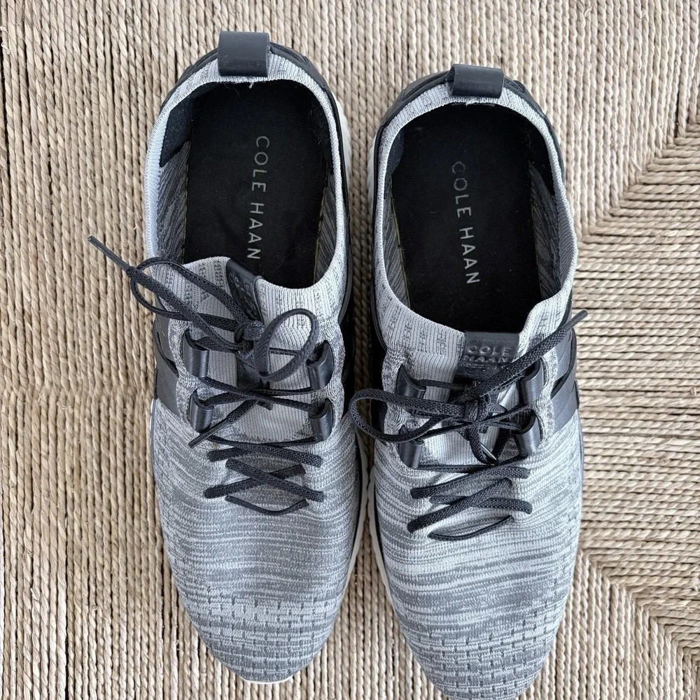 Cole Haan Mens Grand Motion Stitch Lite‎ Woven Sneaker Sz 12 US Gray Knit C35724